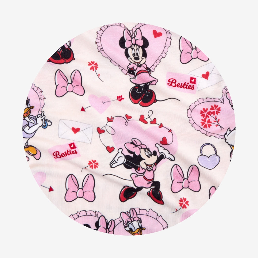 Disney Minnie & Daisy Galentine's Ruffled Twirl Bodysuit Dress