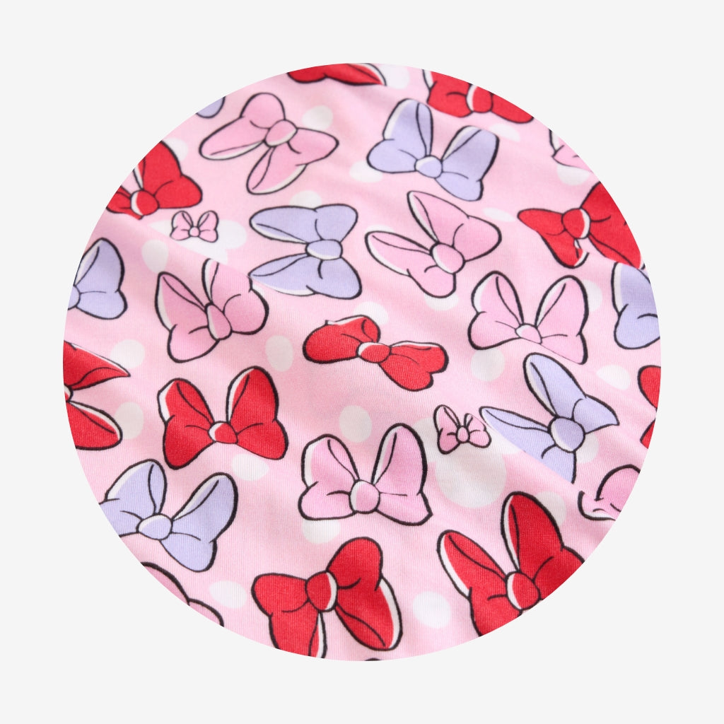 Disney Minnie & Daisy Bows Tie Back Ruffled Bodysuit Dress