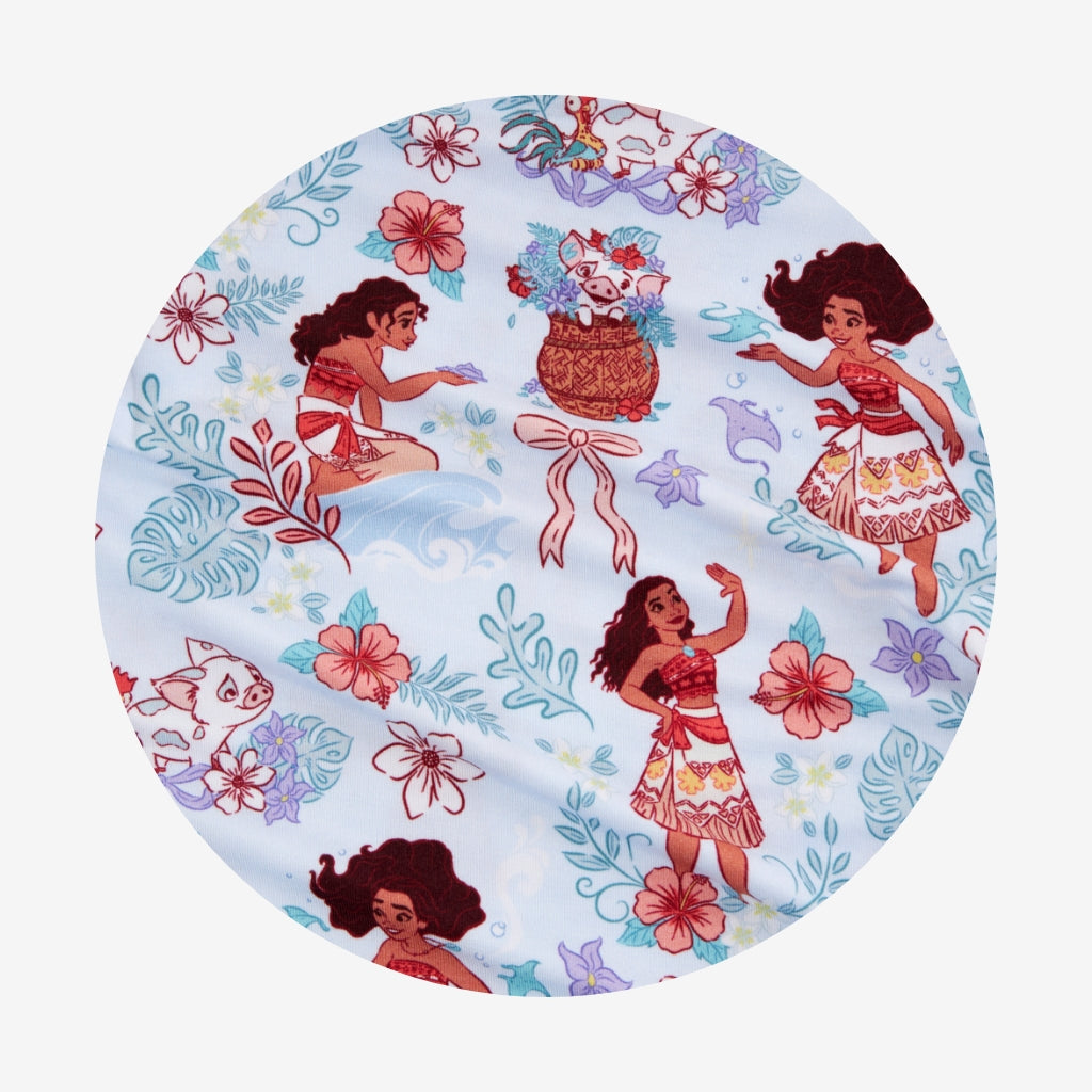 Disney Moana & Pua & Beach Snacks Ruffled Luxe Patoo® Blanket