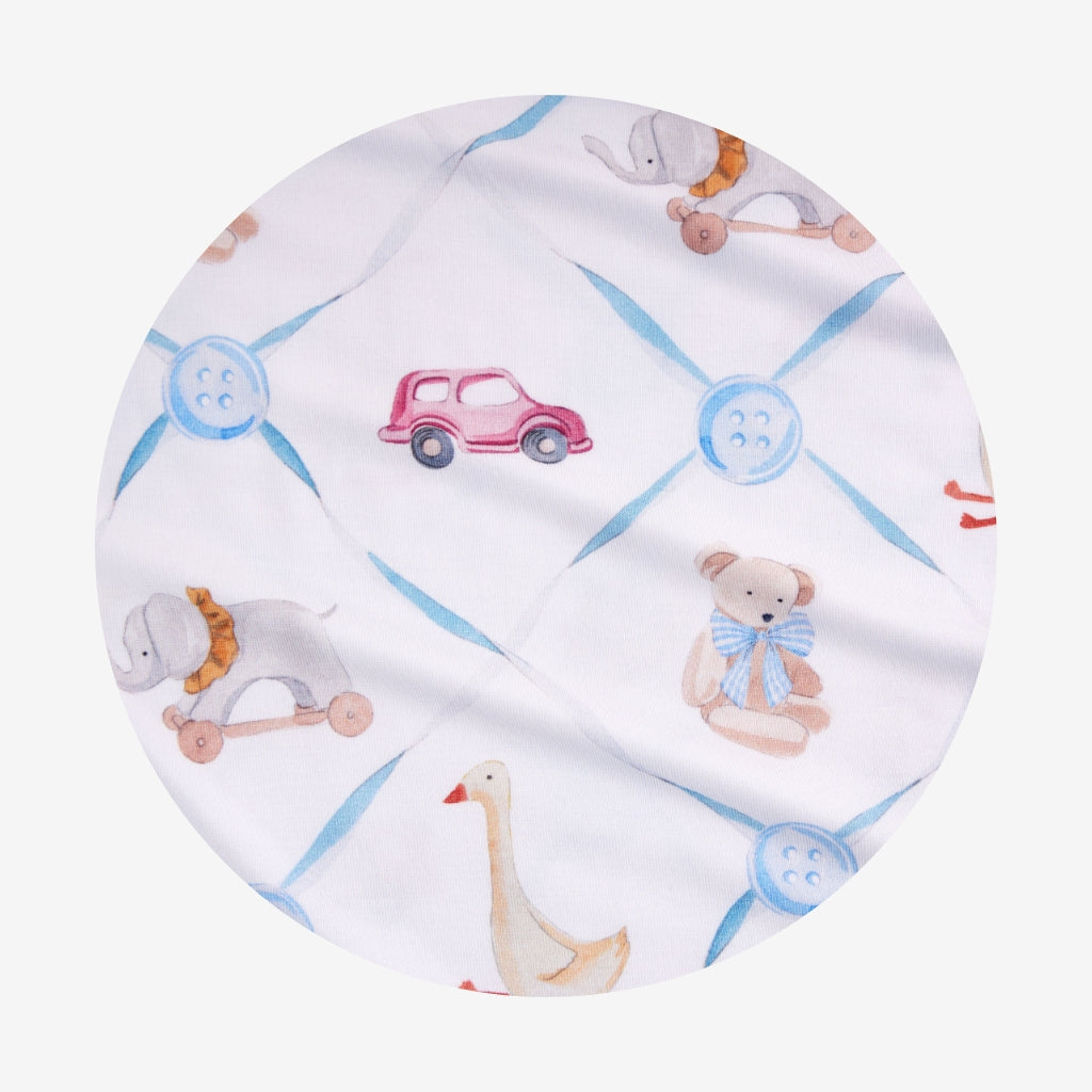 Oxford Peter Pan Collar Bubble Romper