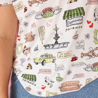Friends Women's V-Neck Tee