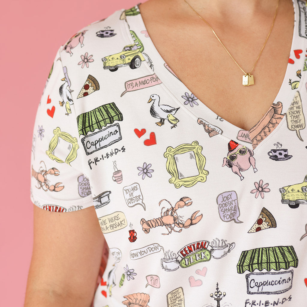Friends Women's V-Neck Tee