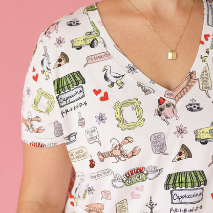 Friends Women's V-Neck Tee