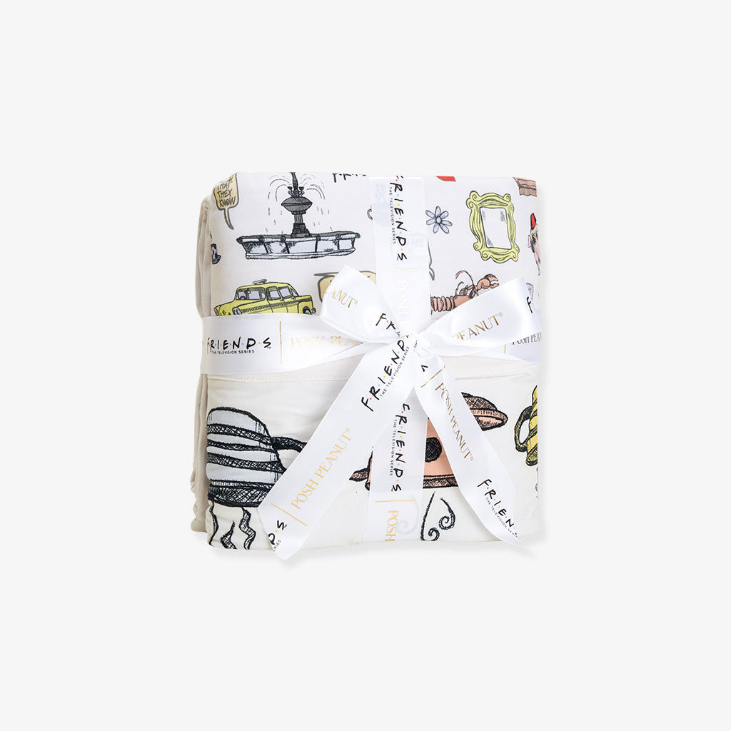 Friends & Orange Couch Luxe Patoo® Blanket