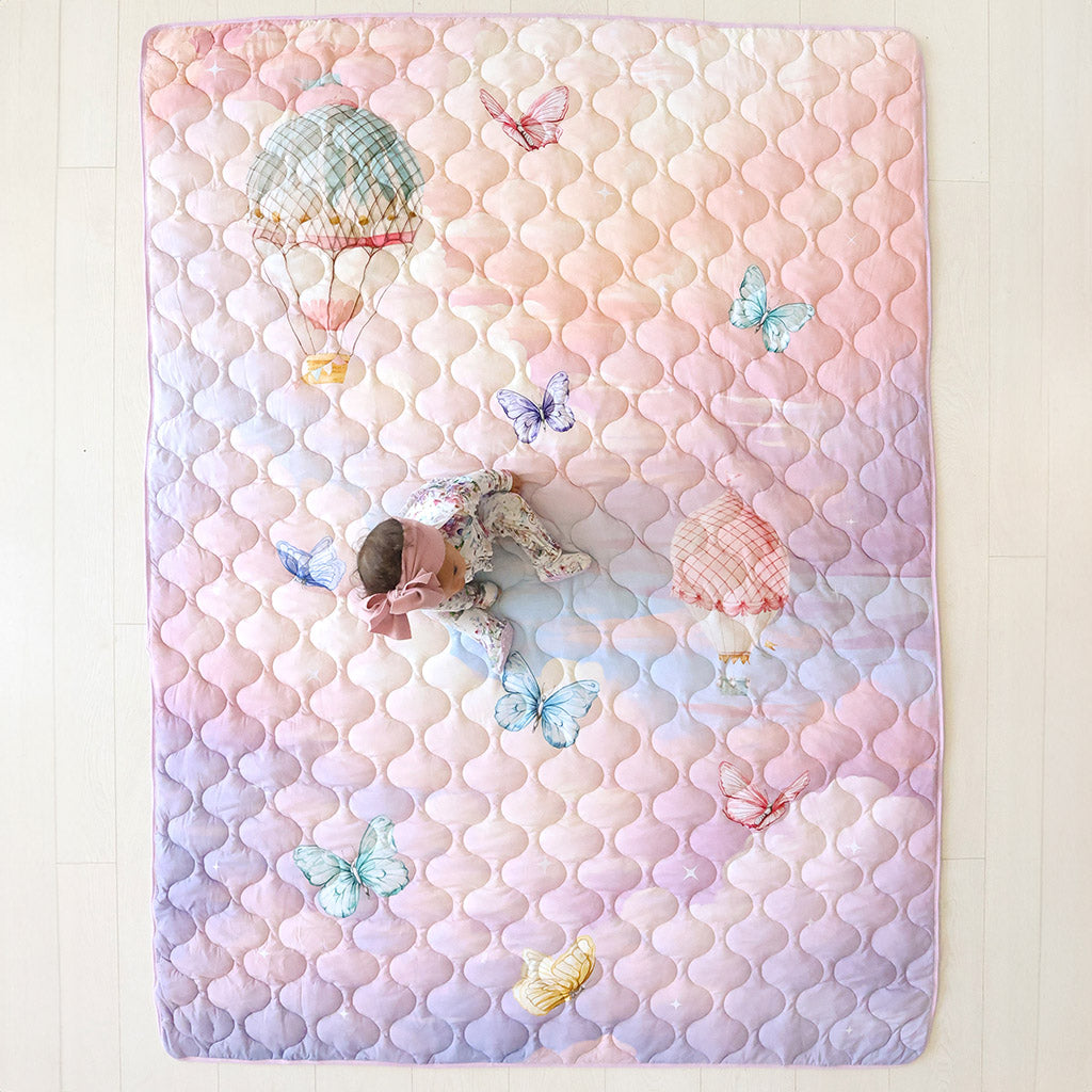 Katrina & Skyler Reversible Quilted Patoo® Blanket