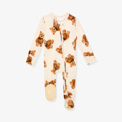 Teddy Freddy Footie Zippered One Piece