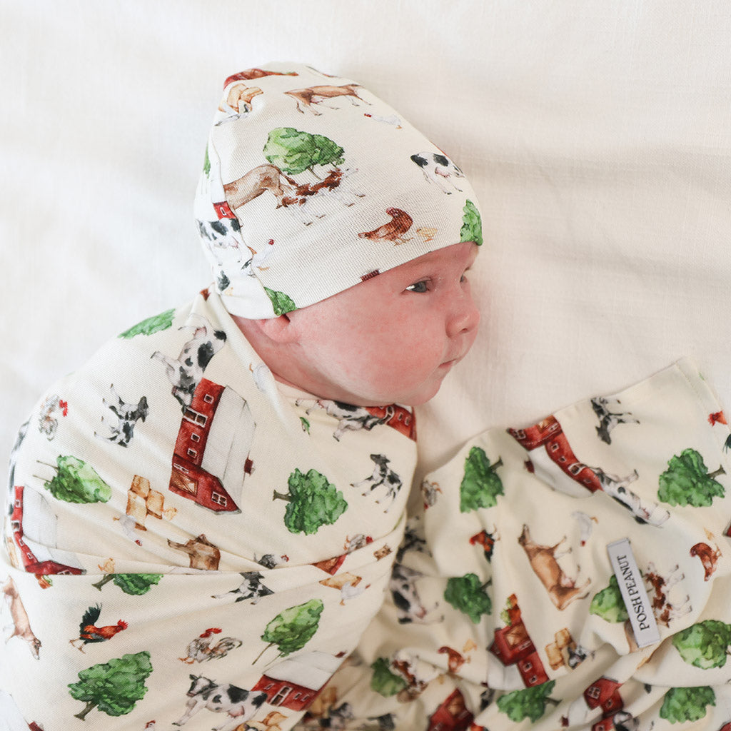 Nashville Swaddle Beanie Set
