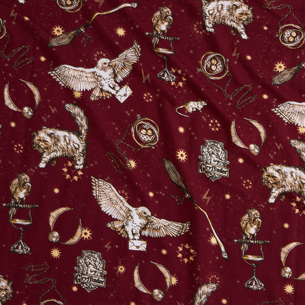 Gryffindor House French Terry Zippered Hoodie