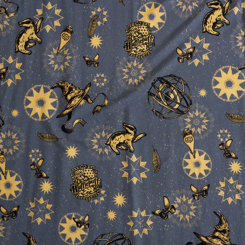 Hufflepuff House French Terry Zippered Hoodie