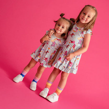Care Bears™ Cheer Bear & Elmo Ruffled Twirl Dress