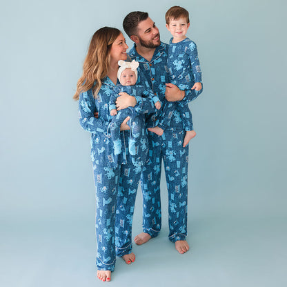 Disney Monster Glow Men's Luxe Pajama Pant Set