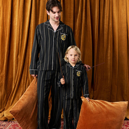 Hufflepuff Classic Stripe Flannelette Luxe Pajama Set