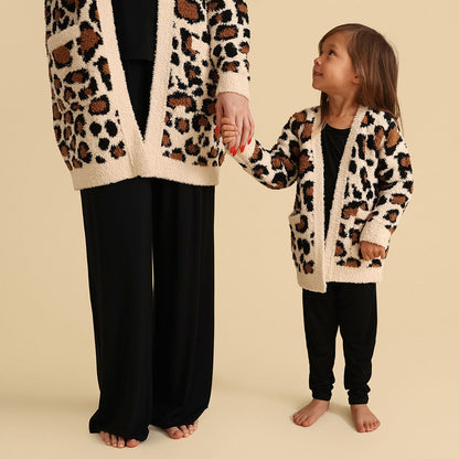 Lana Leopard Tan Cuddle Cardigan