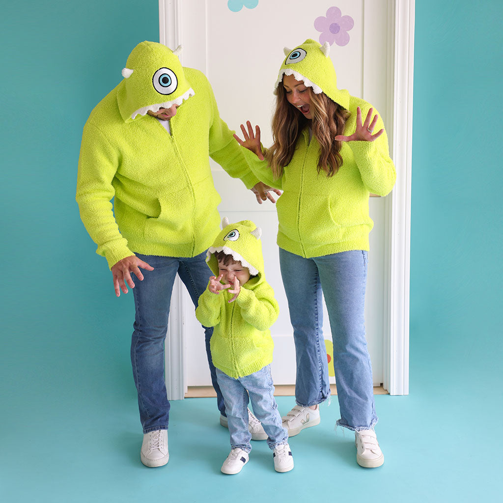Disney Monsters, Inc. Mike Wazowski Women's Cuddle Zip Jacket