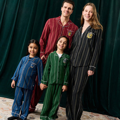 Ravenclaw Classic Stripe Flannelette Luxe Pajama Set