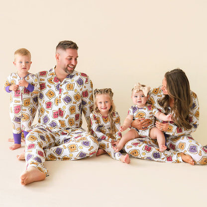 Peanut Butter Jelly Time Men's Luxe Pajama Pant Set