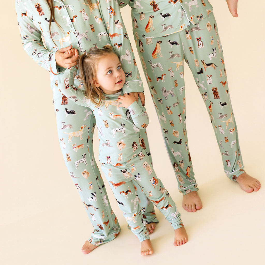 Posh Puppies Men's Luxe Pajama Pant Set