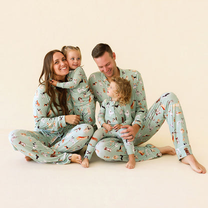 Posh Puppies Men's Luxe Pajama Pant Set