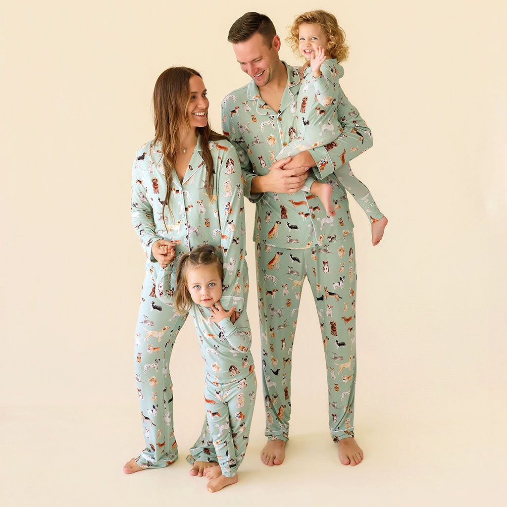 Posh Puppies Men's Luxe Pajama Pant Set