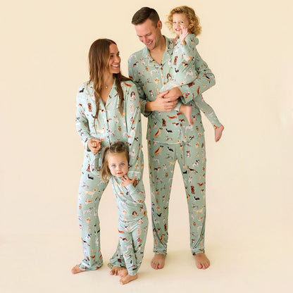 Posh Puppies Men's Luxe Pajama Pant Set