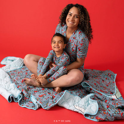 Superman & Soaring Superman Reversible Quilted Patoo® Blanket