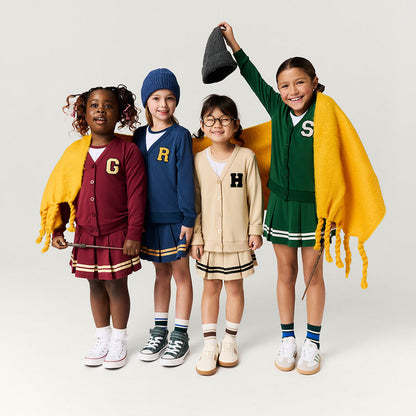 Hufflepuff Varsity League French Terry Varsity Cardigan