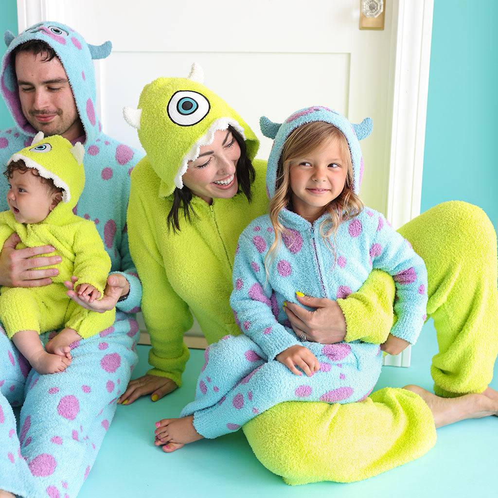 Disney Monsters, Inc. Mike Wazowski Unisex Adult Cuddle Jumpsuit