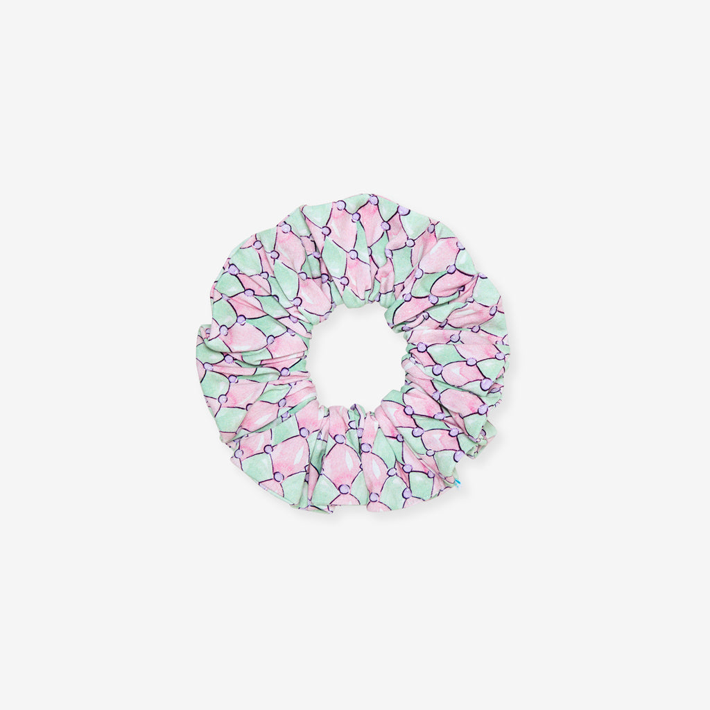 Harlequin Diamonds Luxe Oversized Scrunchie