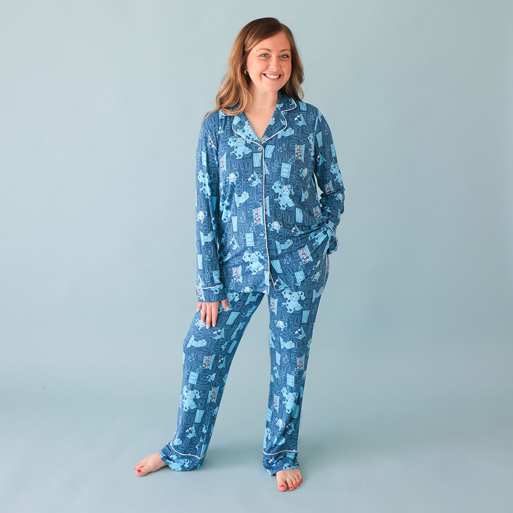 Disney Monster Glow Women's Luxe Pajama Pant Set