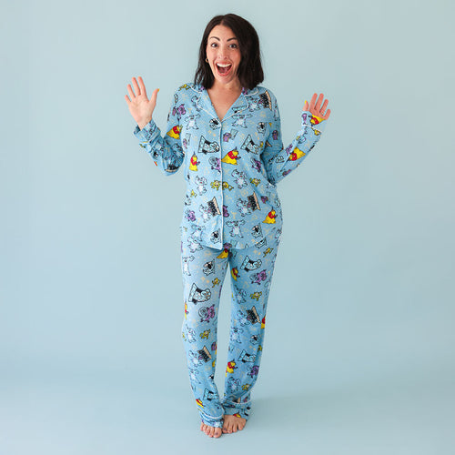 Disney Monsters, Inc. Women's Luxe Pajama Pant Set