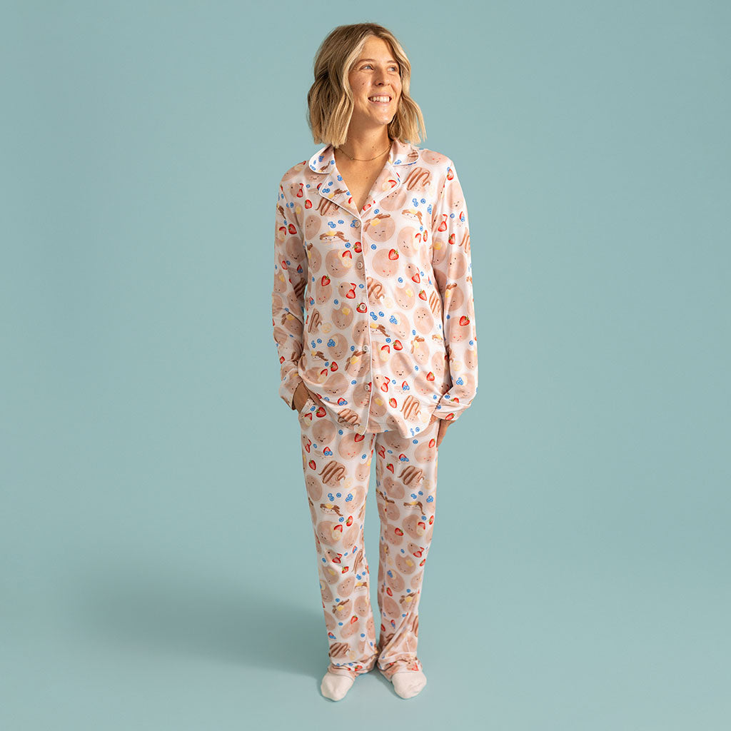 Pancakes Women's Luxe Pajama Pant Set