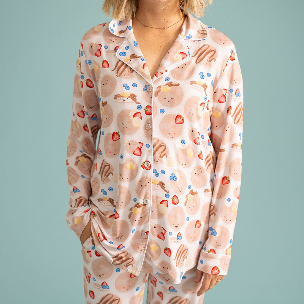 Pancakes Women's Luxe Pajama Pant Set