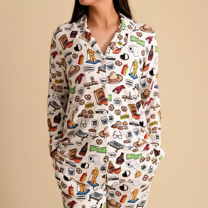 Seinfeld Women's Luxe Pajama Pant Set