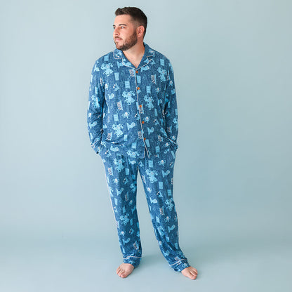 Disney Monster Glow Men's Luxe Pajama Pant Set