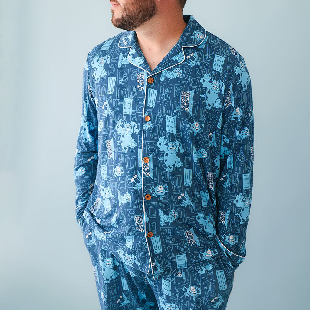 Disney Monster Glow Men's Luxe Pajama Pant Set