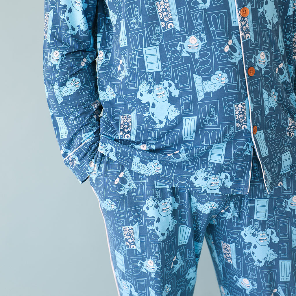Disney Monster Glow Men's Luxe Pajama Pant Set