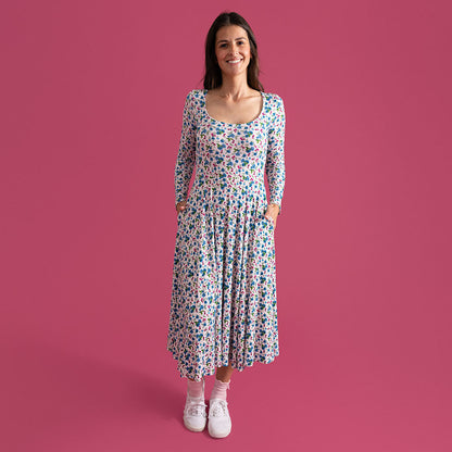 Aveline Women's Midi Twirl Dress
