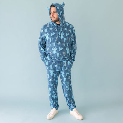 Disney Monster Glow Men's French Terry Sulley Hoodie