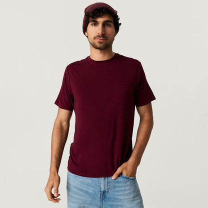 Sangria Men's Pocket Tee