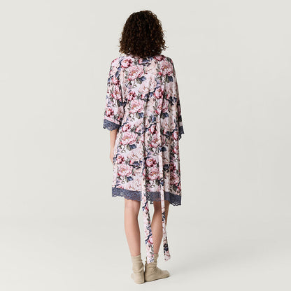 Aster Women's Lace Robe