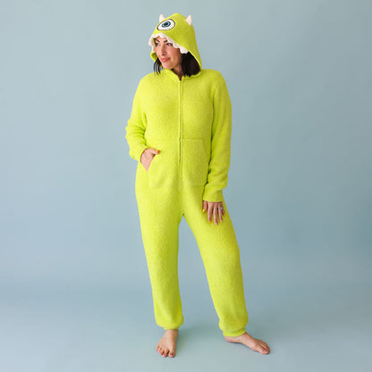 Disney Monsters, Inc. Mike Wazowski Unisex Adult Cuddle Jumpsuit