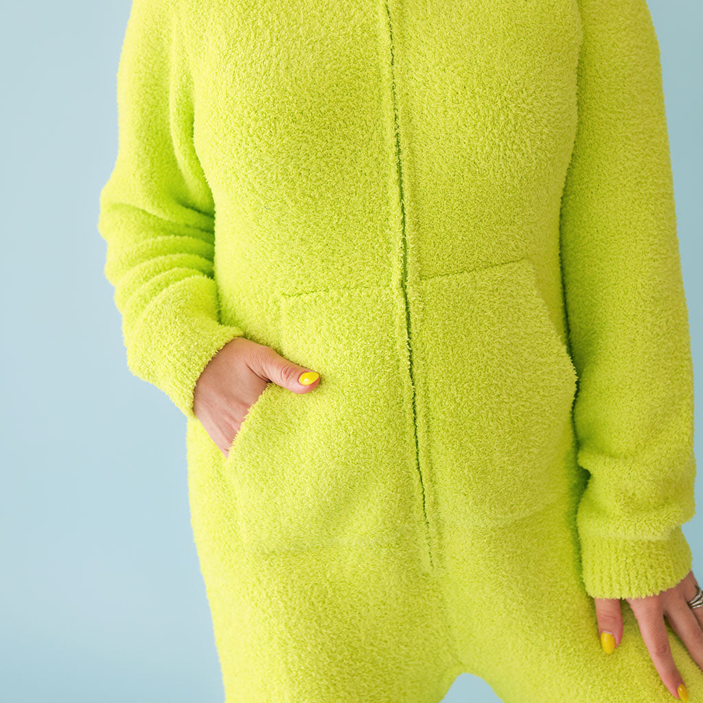 Disney Monsters, Inc. Mike Wazowski Unisex Adult Cuddle Jumpsuit