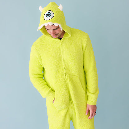 Disney Monsters, Inc. Mike Wazowski Unisex Adult Cuddle Jumpsuit
