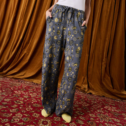 Hufflepuff House Women's French Terry Puddle Pants