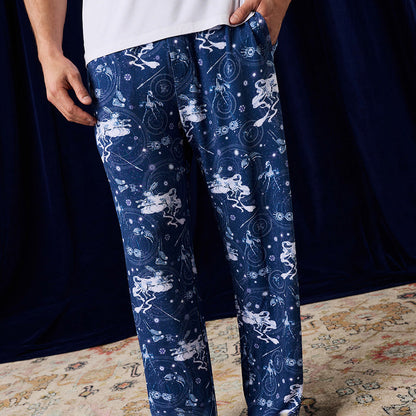 Ravenclaw House Men's French Terry Relaxed Pants