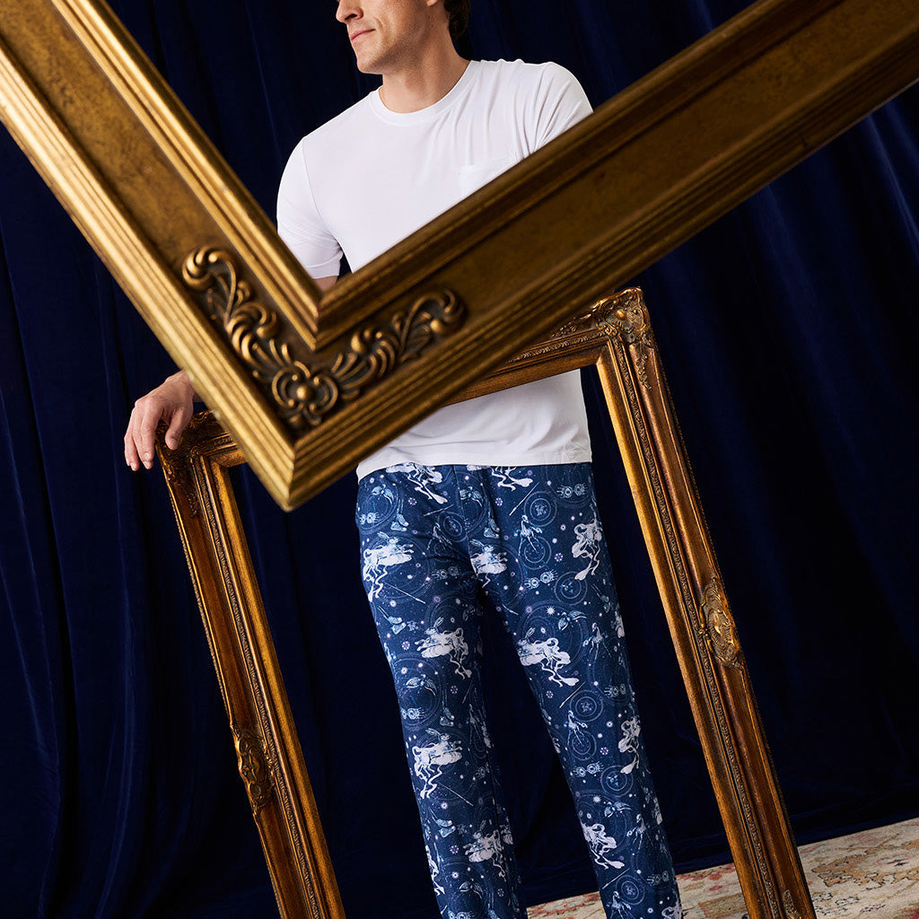 Ravenclaw House Men's French Terry Relaxed Pants