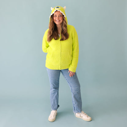 Disney Monsters, Inc. Mike Wazowski Women's Cuddle Zip Jacket