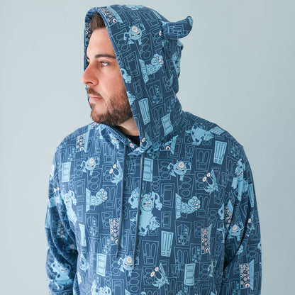 Disney Monster Glow Men's French Terry Sulley Hoodie