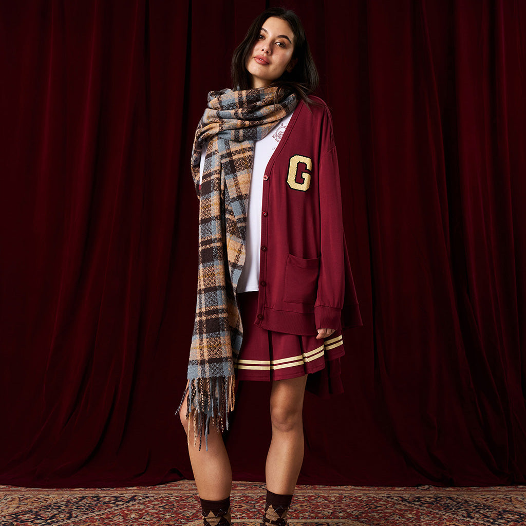 Gryffindor Varsity League Women's French Terry Varsity Cardigan