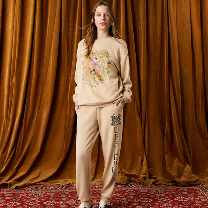 Hufflepuff Varsity League Women's Fleece Sweatshirt Jogger Set